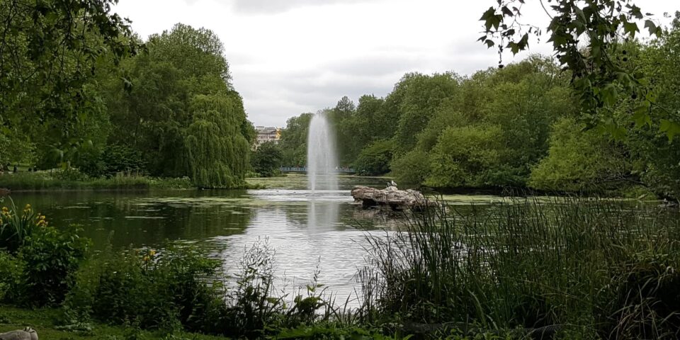 St James' Park in central London.