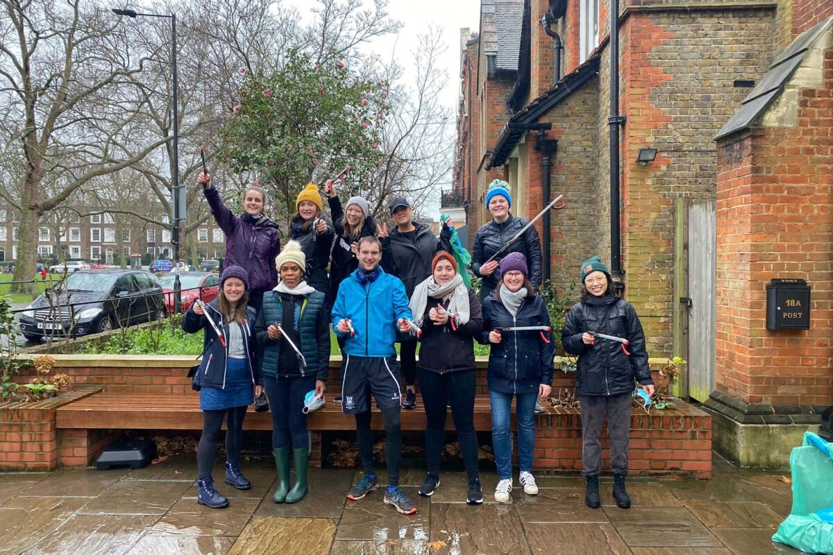 Volunteers with the Childs Hill food bank, run from All Saints' Childs Hill