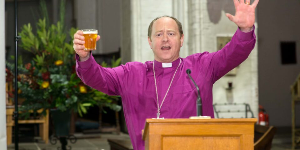 The Bishop of Edmonton launches St Mary’s Brewery