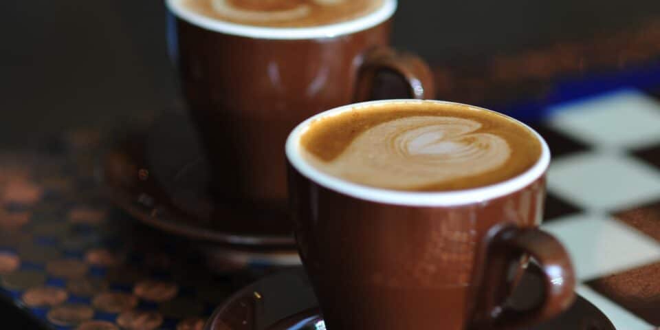 Two cups of coffee