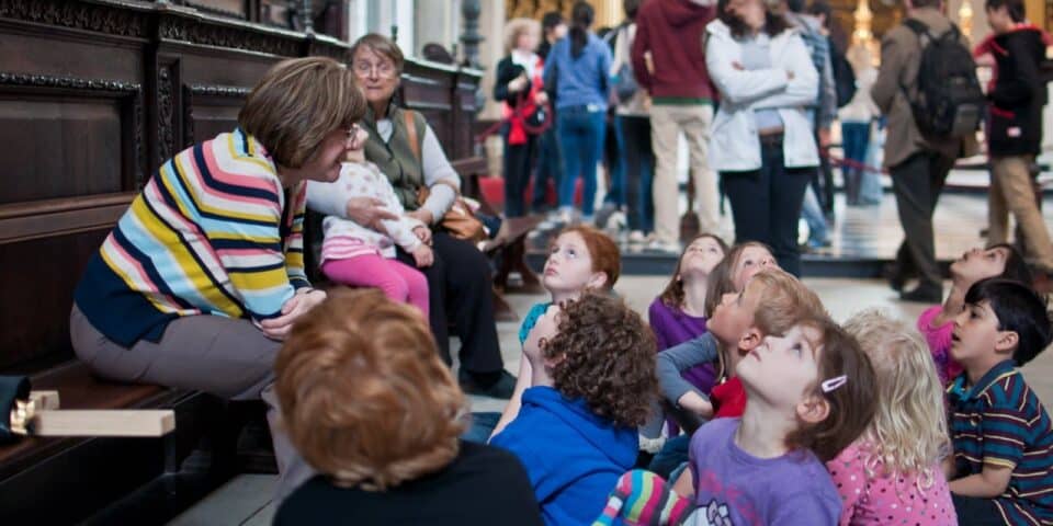 Children at St Paul's Cathedral