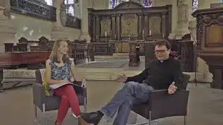 Clergy hosting relaunch- interview between Fr Ben Kerridge and Pattie Gercke.