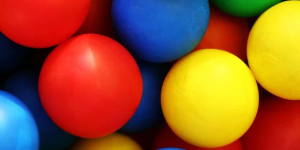 Colourful balls