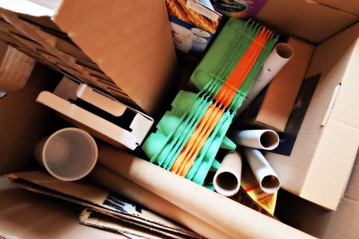 Craft items in a box