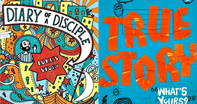 Diary of a Disciple and True Story book cover images