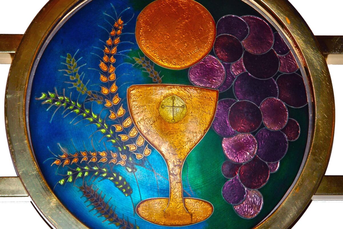 Eucharist cloisenee medallion