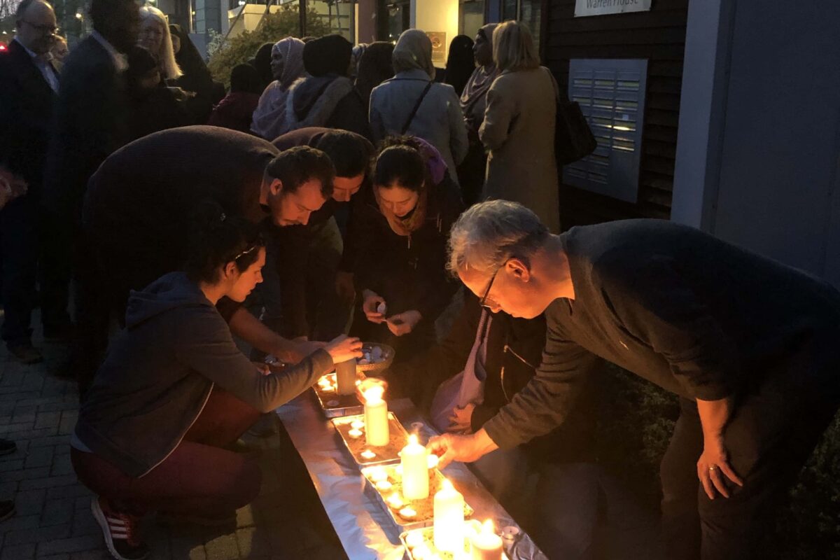 Isleworth Candle Vigil, vigil in remembrance of the killing of Abdirashid Mohamoud