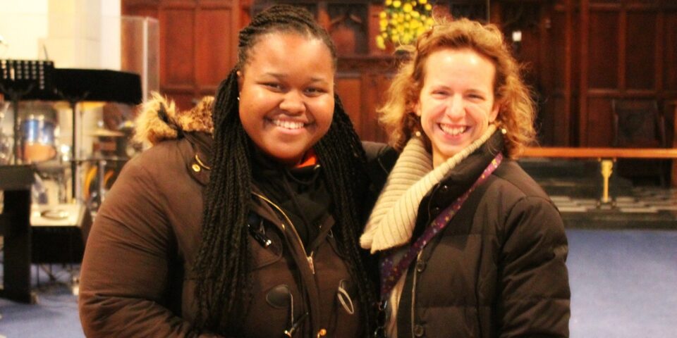 Two apprentices from the Mission Fund programme