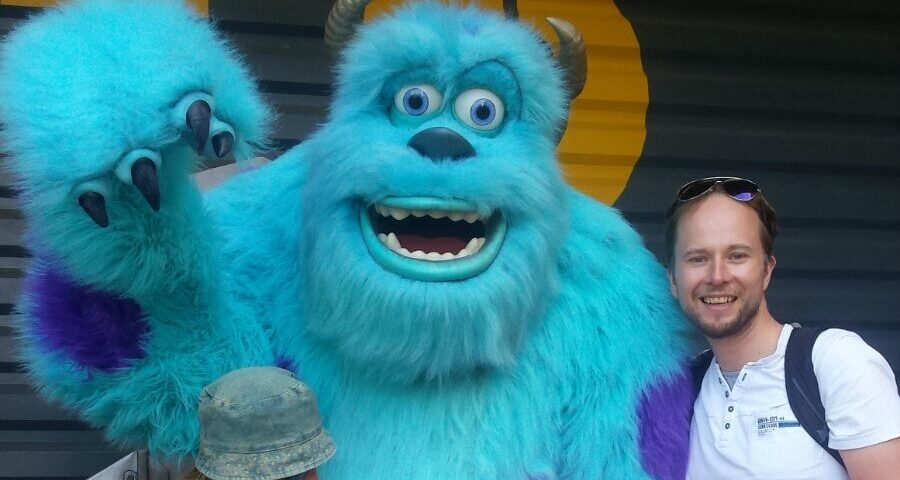 Sam at Disneyland Paris