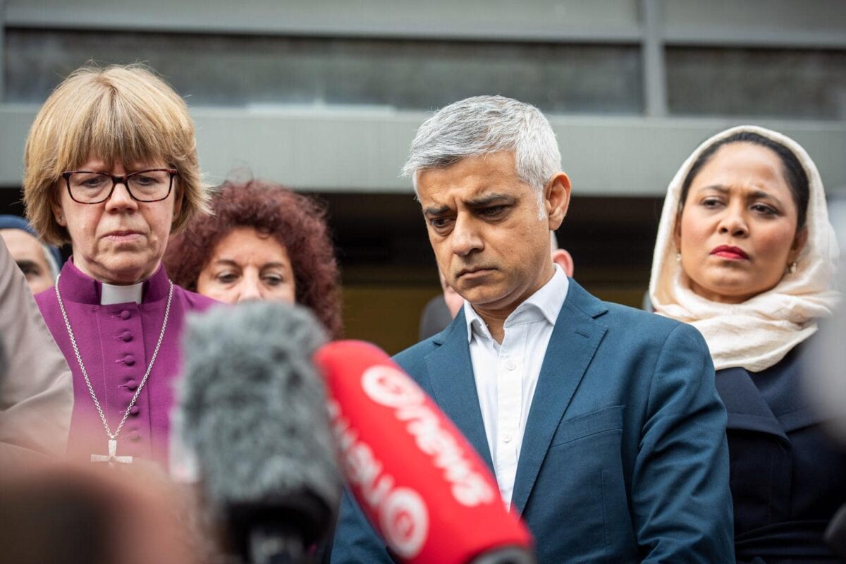 The Bishop of London with the Mayor of London