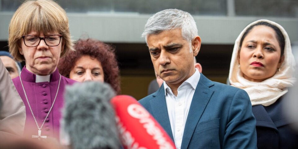 The Bishop of London with the Mayor of London
