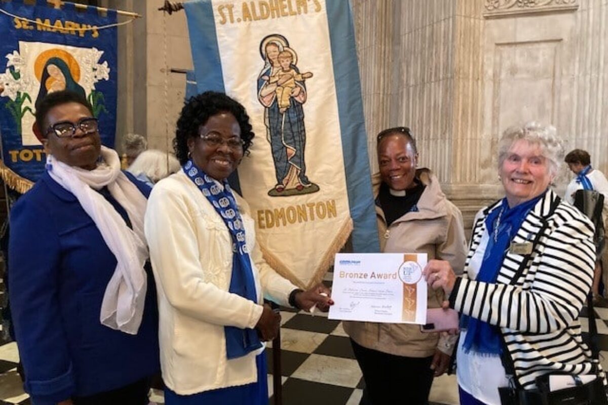 Group photo from the Mother's Union service