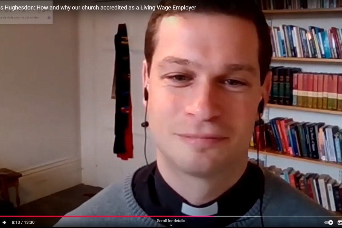 Screenshot of the Revd James Hughesdon