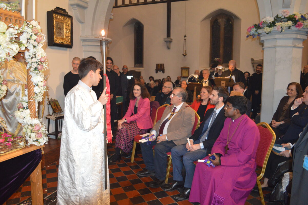 St Katherines Greek orthodox church service