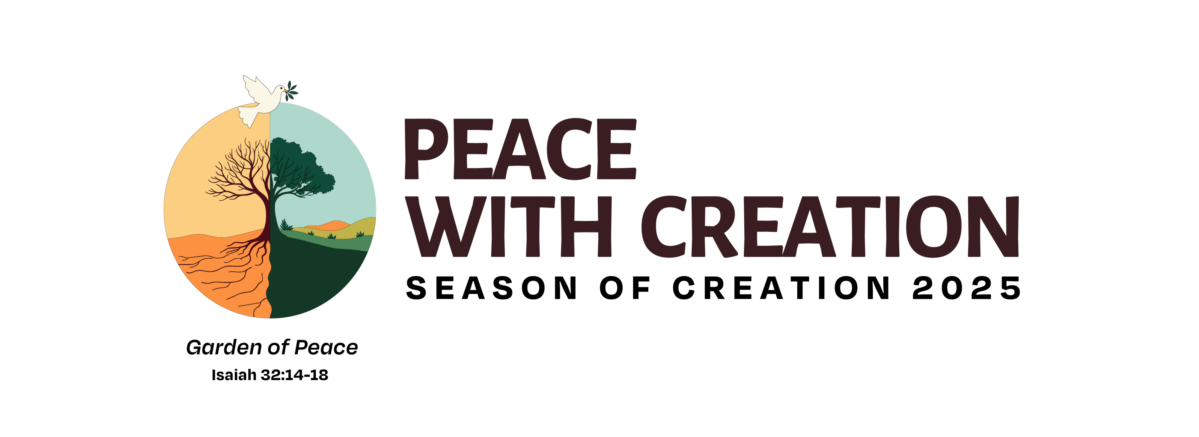 Title of page - Peace with creation - Season of creation 2025