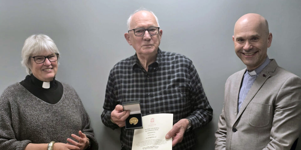 Robert May Honoured with St Mellitus Medal