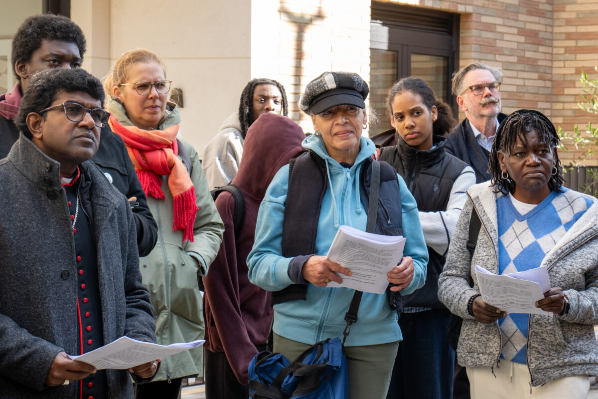 Image from the racial justice pilgrimage.