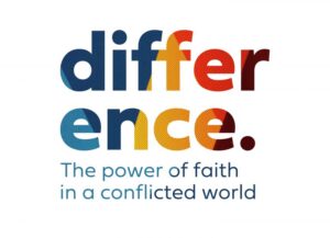 Difference Course logo with slogan " the power of faith in a conflicted world"