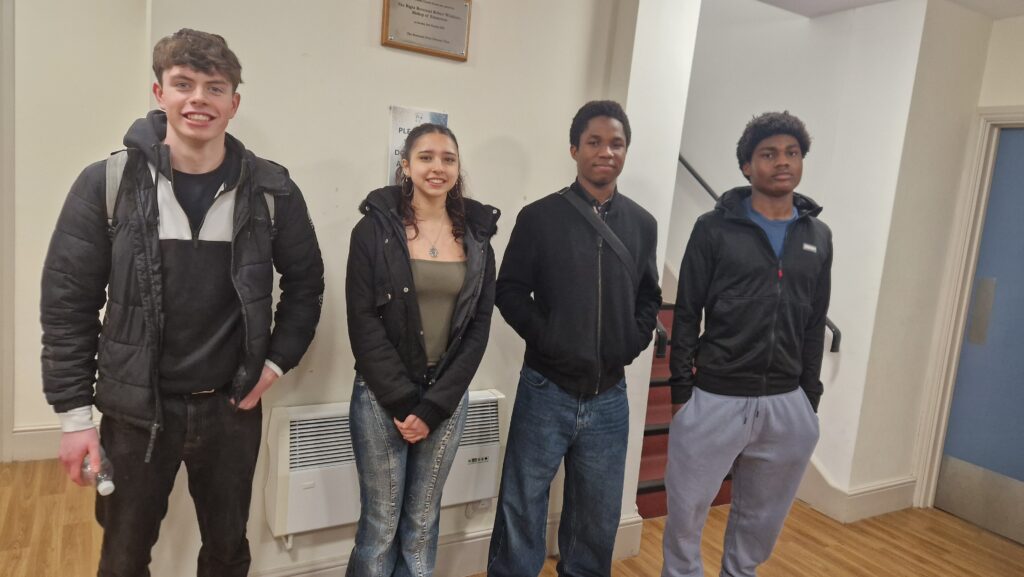 Chris, Nida, Jonathan and Clinton from Faith House Church.