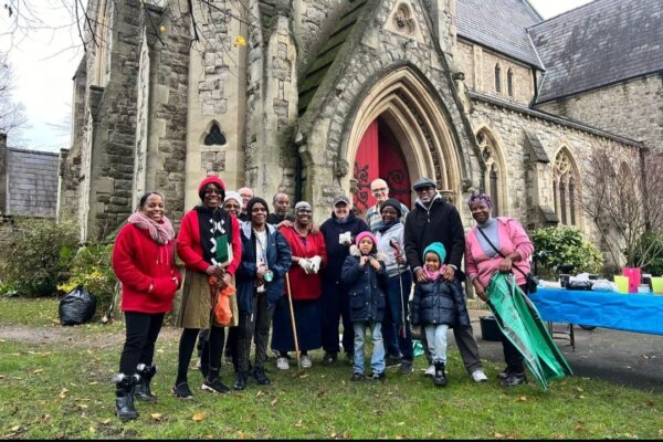 People stood outside St Ann's Tottenham