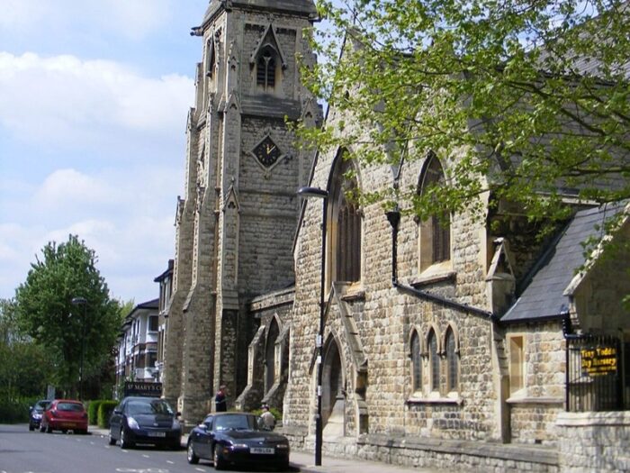 Exterior of St Mary Hornsey Rise